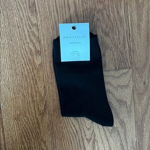 Ann Taylor Classic Black Dress Socks